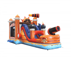 piratemega201 1722277385 Pirate Adventure Wet/Dry Bounce House With Slide