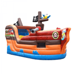 Pirate20Ship20Angled 1722812067 Pirate Ship Dry Bounce House with Slide