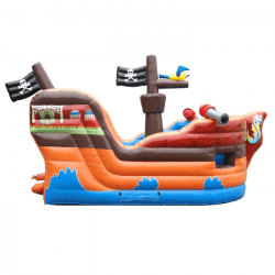 Pirate20Ship20Side 1722812068 Pirate Ship Dry Bounce House with Slide