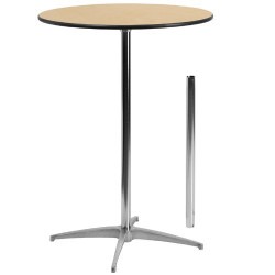 cocktail20with20pole 1722820934 3' Round Cocktail Table