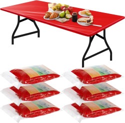 Rectangle Disposable Plastic Tablecloth