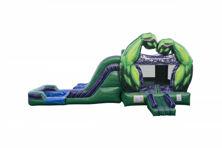The Hulk Smash Combo with Dual Lane Slide The Hulk Smash Combo with Dual Lane Slide